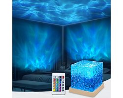 QIN® Sunset Lamp - Sfeerverlichting - TikTok Lamp -Transparant- 12cmx12cmx12cm