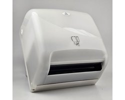Qleaniq® Dispensers | Matic Tear & Go | Wit | 1 Stuk | Luxury | 509267 - UITVERKOOP! (Dispenser Papieren Handdoekjes, Dispenser Papierrol, Euro Products, Handdoekautomaat, Tear & Go, E-Motion)