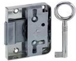 Qlinq meubeloplegslot vernikkeld 30 mm
