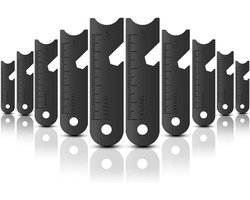 QORA® Fire kit - Firesteel - Vuurmaker - Zwart - ‎9 x 7 x 1 cm