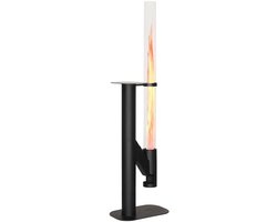Quality Heating HeatRocket PH-01 - Pelletkachel - Zilver - 5 KW - Terrasverwarmer - Terrasheater - Duurzaam & Stijlvol