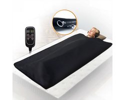 Quality Heating Infrarood Saunadeken – 660W – Temperatuur Instelbaar – Ontspanning & Detox – Verstelbare Warmte – 180 x 80 cm