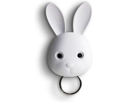 Qualy Bella Bunny Sleutelhanger Wit