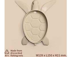 Qualy Bruin Zeephouder "Save Turtle Soap Tray” W139 x L150 x H21 mm 90 gr