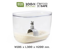 Qualy pojemnik z pokrywką 10298.CL.GY