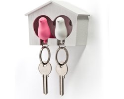 Qualy Sparrow Duo Sleutelhanger - Roze