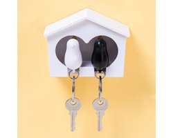 Qualy Sparrow Duo Sleutelhanger - Zwart