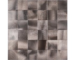 Quatro Brons - Zelfklevende Mozaïek Wandtegels (30,5x30,5 cm)