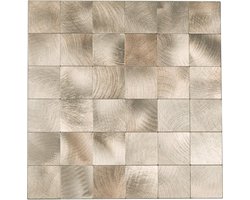 Quatro Goud Palladium XL - Zelfklevend Mozaïek Wandtegel