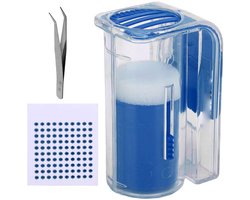 Queen Bee Markering Kit met Nummersticker, Pincet voor Imker Precieze Markering, Beveiligde Bevestiging, Handig en Praktisch (BLAUW)