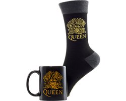 Queen - "Queen" Gift Set met Mok 315ml en Paar Sokken EU 41-45
