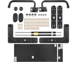 Queen-Size Garderobe Bed Kit, Luxe Diy Garderobe Bed Hardware, Pneumatische Hefboom, Stevig Frame, Ruimtebesparende Opvouwbare Kledingkast