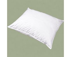 Queens hoofdkussen - GRS gerecyclede polyester vulling - 800 gram - zacht - navulbaar - 60x70 cm
