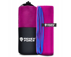 Quick-Dry Microvezel Handdoek XXL 180×100 cm – Paars