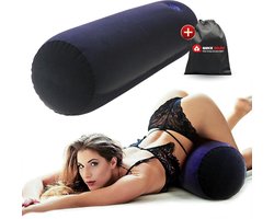 Quick Relief Hot Sofa Official™ - Seksmeubel voor Vrouwen & Mannen - Seksaccessoires - Opblaasbaar seks kussen - met houder voor Masturbator, Dildo of Vibrator - Blauw