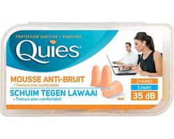 Quies Oordoppen Schuim Beige 3 Paar