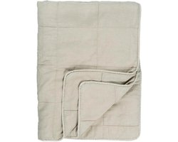 Quilt Deken - Plaid Sprei - Woonkamer Decoratie - Patchwork Patroon - 130 x 180 cm - Graanatuur
