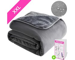 QUINOR® Love blanket XXL - 220x220 CM - 100% waterdicht Beschermdeken voor Intieme Momenten - Inclusief E-Book - Matras bescherming - seks - date night - wasmachine bestendig