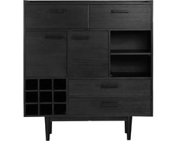 quip&Co - Wandmeubel Cali - zwart