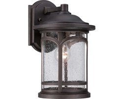 Quoizel LED Wand Buitenlamp Marblehead | 1X E27 Max 60W | IP44 | Dimbaar | Palladian Bronze