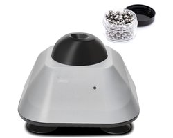 QUOVO® Mini Vortex Mixer - Laboratorium Mixer – Paint Shaker - Nagellak Schudder - Vortex Shaker - Incl. 120 Reageerbuisje – Paint Mixer - Grijs
