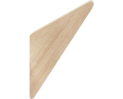 QUVIO Kledinghanger / Kapstok / Kledinghangers / Kledinghangers hout / Kapstok / Wandkapstok / Kapstok haken / Kapstokken - Driehoek - Hout