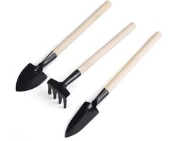 QUVIO Mini tuingereedschap / Tuinsetje / Tuingereedschap / Kweekset gereedschap - Set van 3