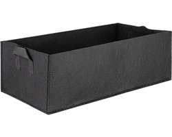 QUVIO Plantenbak / Plantenzakken / Bloempotten / Moestuinbakken / Balkonbakken / Plantenmanden - Vilt