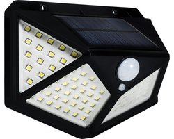 QUVIO Wandlamp tuin - Buiten wandlamp - Wandlampen - Tuinverlichting - Verlichting - Tuinverlichting op zonne-energie - Tuinverlichting led buiten - LED verlichting - Buitenverlichting - Buitenlamp - Zonne energie - Bewegingssensor