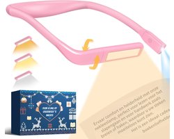 Quvo® Neklampje - Neklamp - Flexibele Neklamp - Roze - 3 Standen- Roze- 3cm x 13cm x 19cm