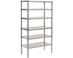 Raaco AT HOME Stellingrek 2m hoog 6 legborden