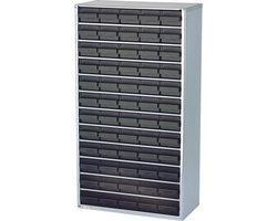 Raaco ESD Ladekast - 60 lades - 150 x 306 x 552 mm