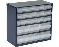 Raaco Metalen Ladekast - 16 lades - 150 x 306 x 282 mm