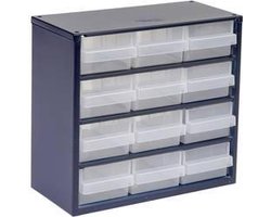 Raaco Metalen Ladenkast - 12 laden - 30x28x15 cm -137553