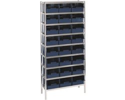 Raaco Rek met 25x bak 8-2000 galva/bl 24-31