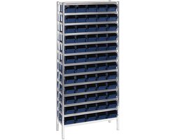 Raaco Rek met 60x bak 5-600 galva-bl 60-31