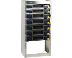 Raaco S217 Boxxser rek aluminium, incl. 7 Boxxers