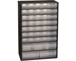 Raaco Stalen ladekast met 40 Lades - 30 x 15 x 47 cm