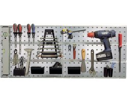 Raaco SuperClip Gereedschapswand - Met 2 panelen & 22 haken