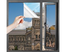Raamfolie - glas folie - 40x200cm - PET - Zelfklevend - Anti Inkijk - Verduisterings - Zonwerend - UV werende - voor privacy en zonwerend