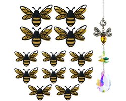 Raamkristal Hanger en Bee Wanddecoratie Set