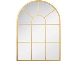 Raamspiegel met metalen frame-70 x 2 x 50 cm-goudkleurig