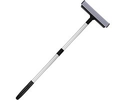 Raamwisser Schrobber - Telescopische Wisser - Voertuig Glazen Wassen - Modulair Reinigingsontwerp - 77 cm - Zwart