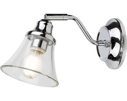 Rabalux - Wandlamp - E14 IP44 badkamer wandlamp - Zilver