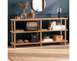 Raca Boekenplank | 100% MELAMINE | Atlantisch grenen - Asir Group - Stellingkast woonruimte - Bruin - Melamine; Spaanplaat