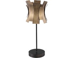 Raddix Gold metal LED lamp with gold lampshade