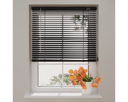 Radeco® Aluminium Jaloezie Easy - 25 mm - Black - 60 x 175 cm