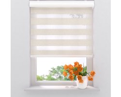 Radeco® Duo Rolgordijn - Splendid - Lichtdoorlatend - Linnen - 220 x 175 cm