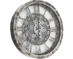 Raderklok - Radarklok - Rader Klok - Wandklok Industrieel - Klok - Retro - Vintage - 80 x 8.5 x 80 cm