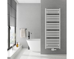 Radiatorconnect Designradiator Berlin – Wit – Middenaansluiting – 600 x 1400 mm.